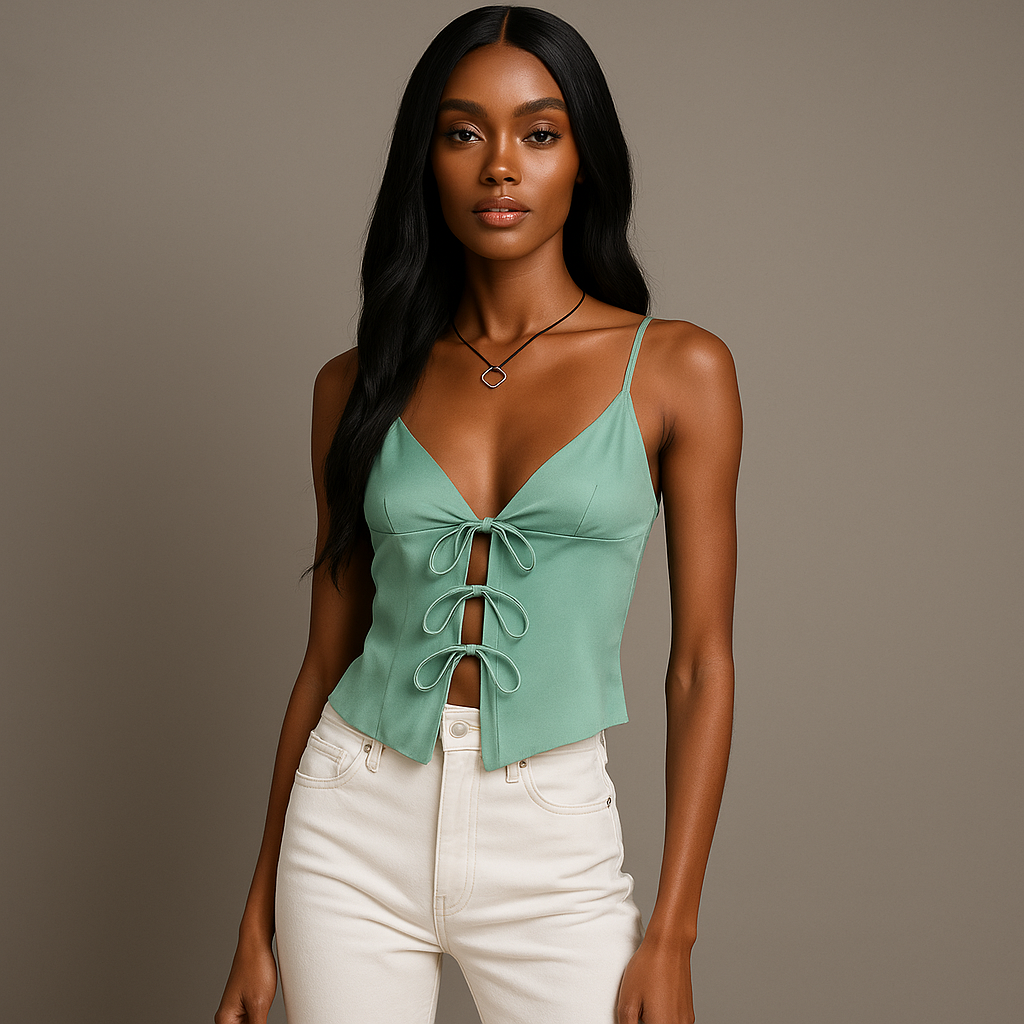 Blusa Regata Laços Manu- Petta