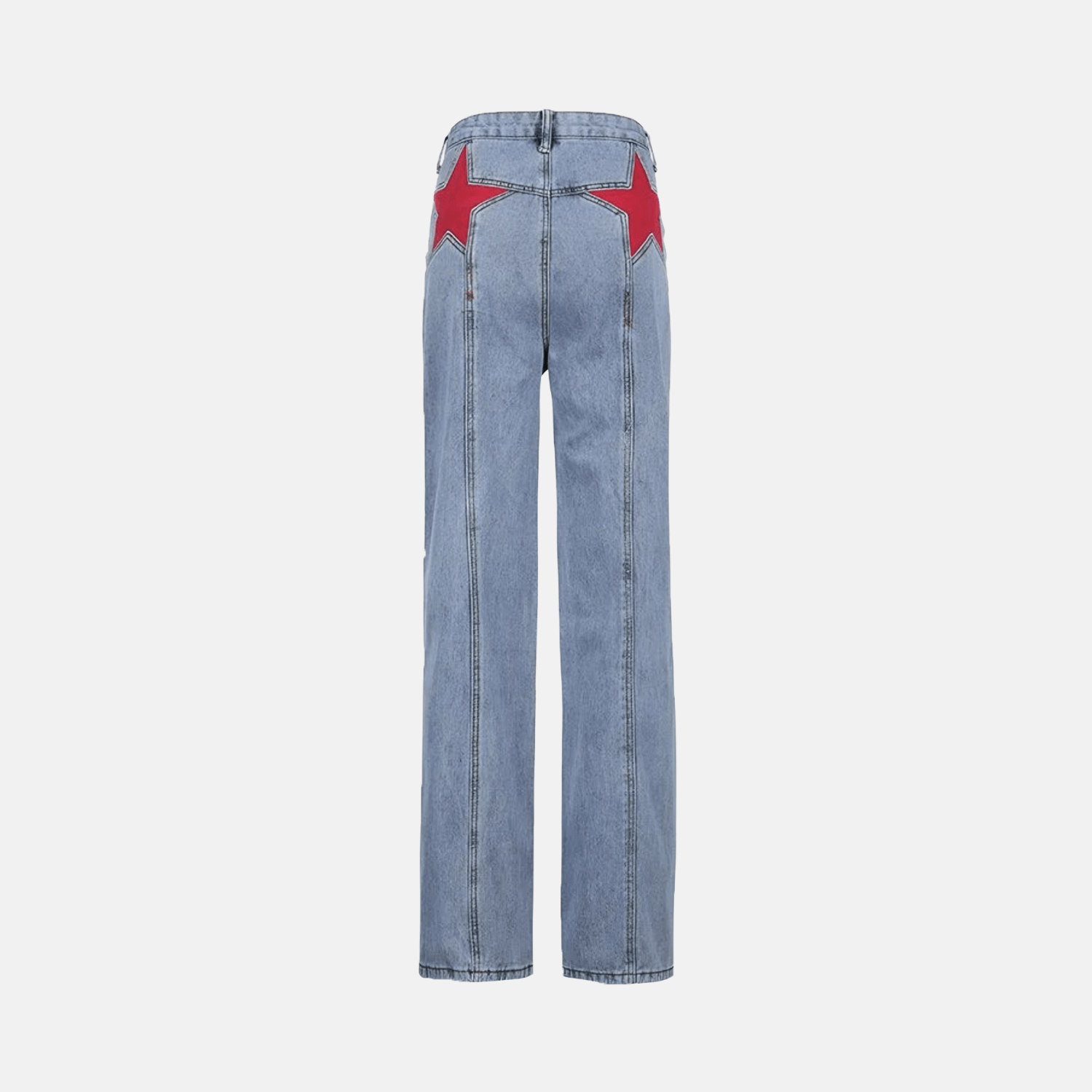 Calça Jeans com Estampa de Estrela | Petta