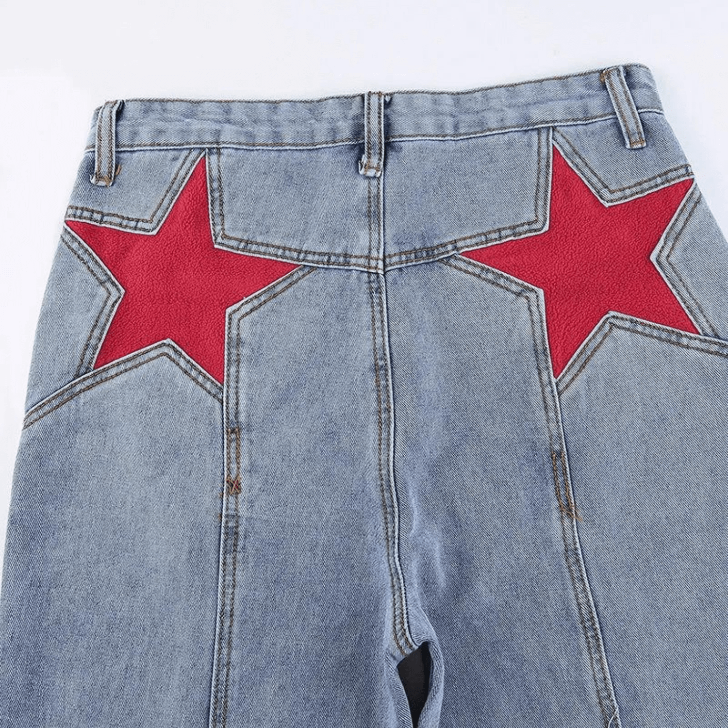 Calça Jeans com Estampa de Estrela | Petta