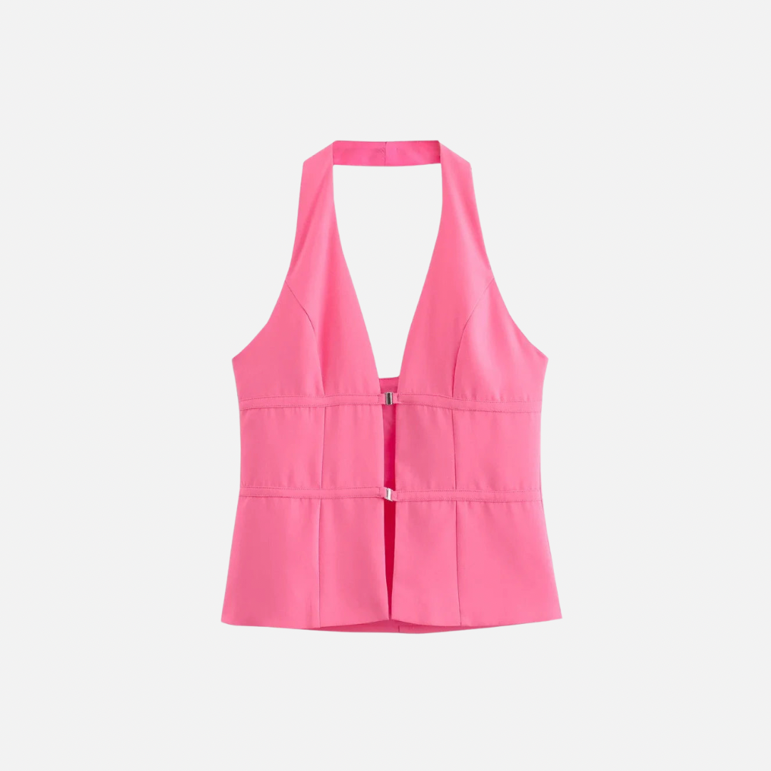 Blusa Colete Costas Nua Penélope- Petta