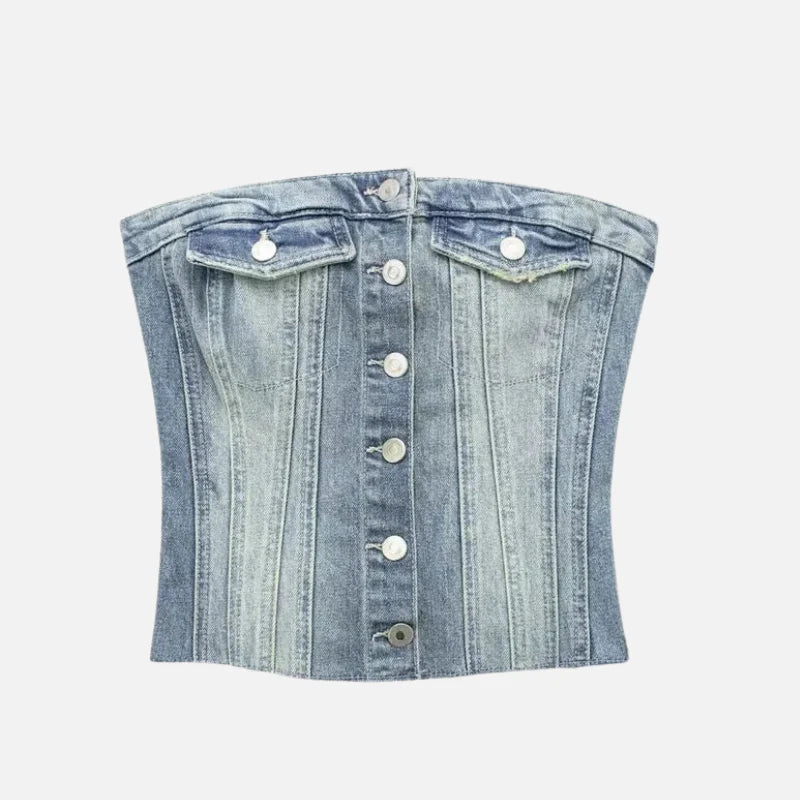 Top Denim Chic Petta