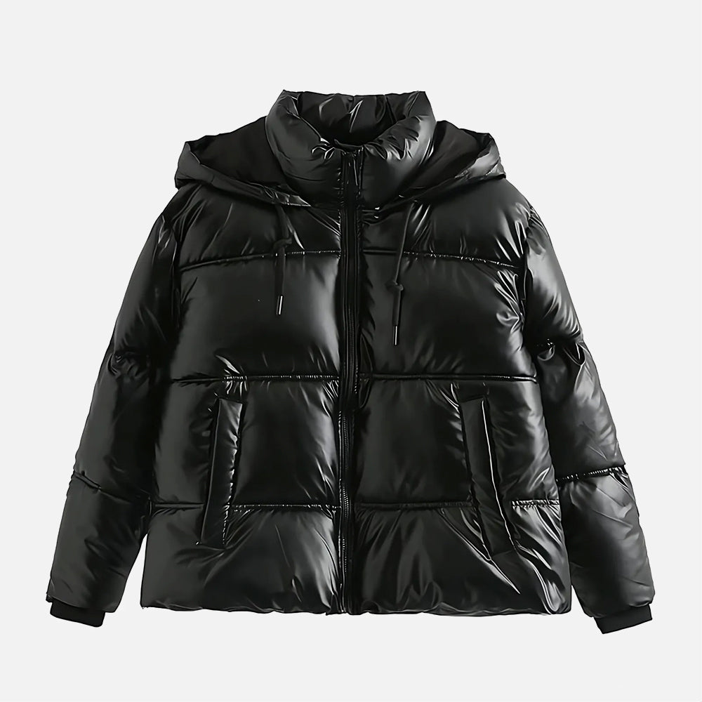 Jaqueta Puffer Celeste- Petta