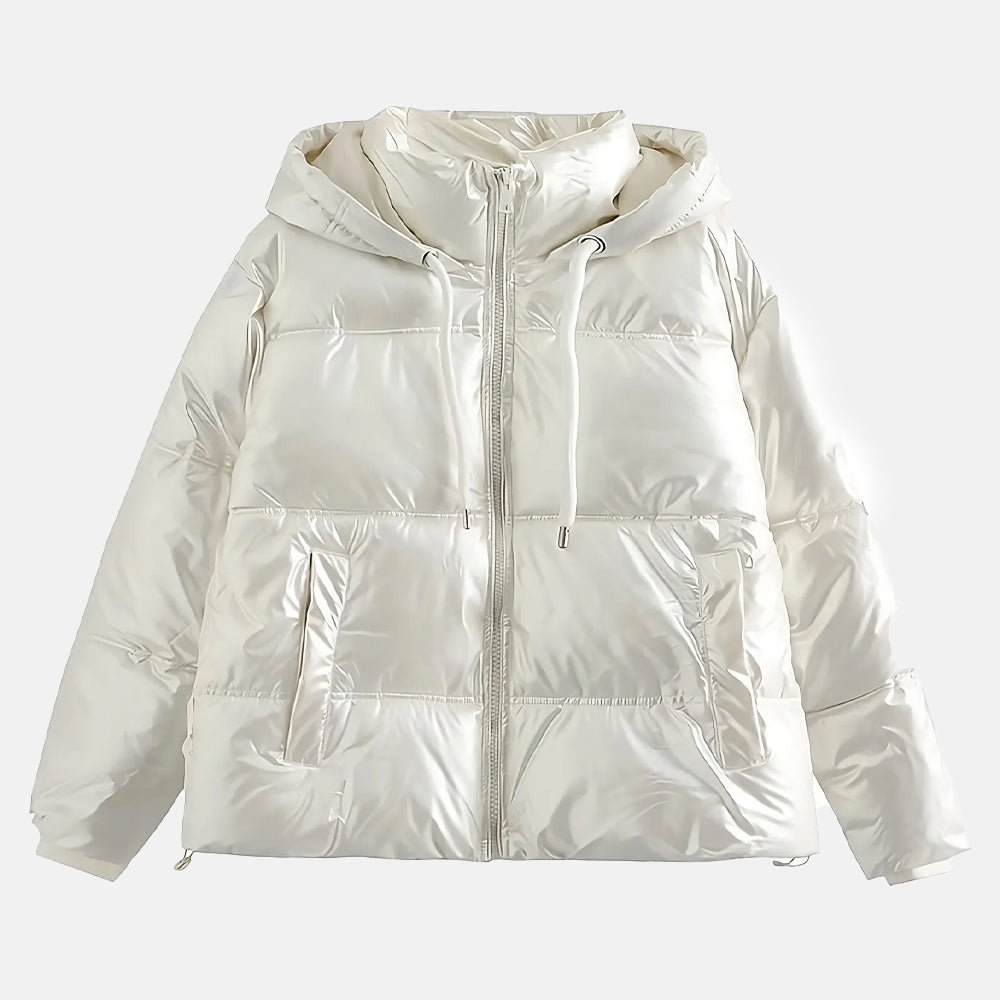 Jaqueta Puffer Celeste- Petta