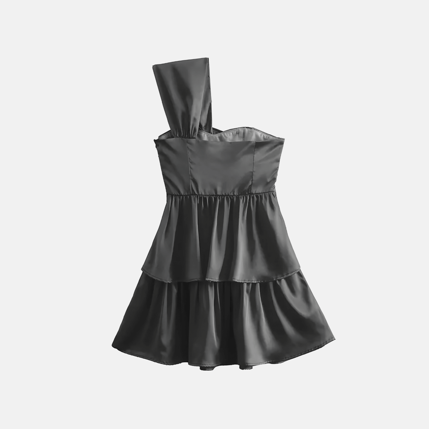 Vestido Clássico com Babados Petta