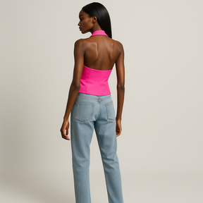 Blusa Colete Costas Nua Penélope- Petta