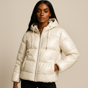 Jaqueta Puffer Celeste- Petta
