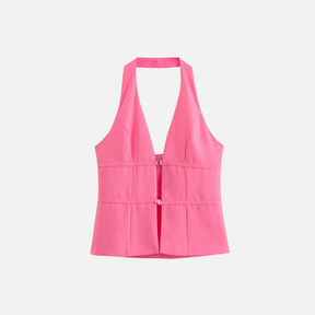 Blusa Colete Costas Nua Penélope- Petta