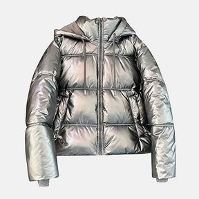 Jaqueta Puffer Celeste- Petta