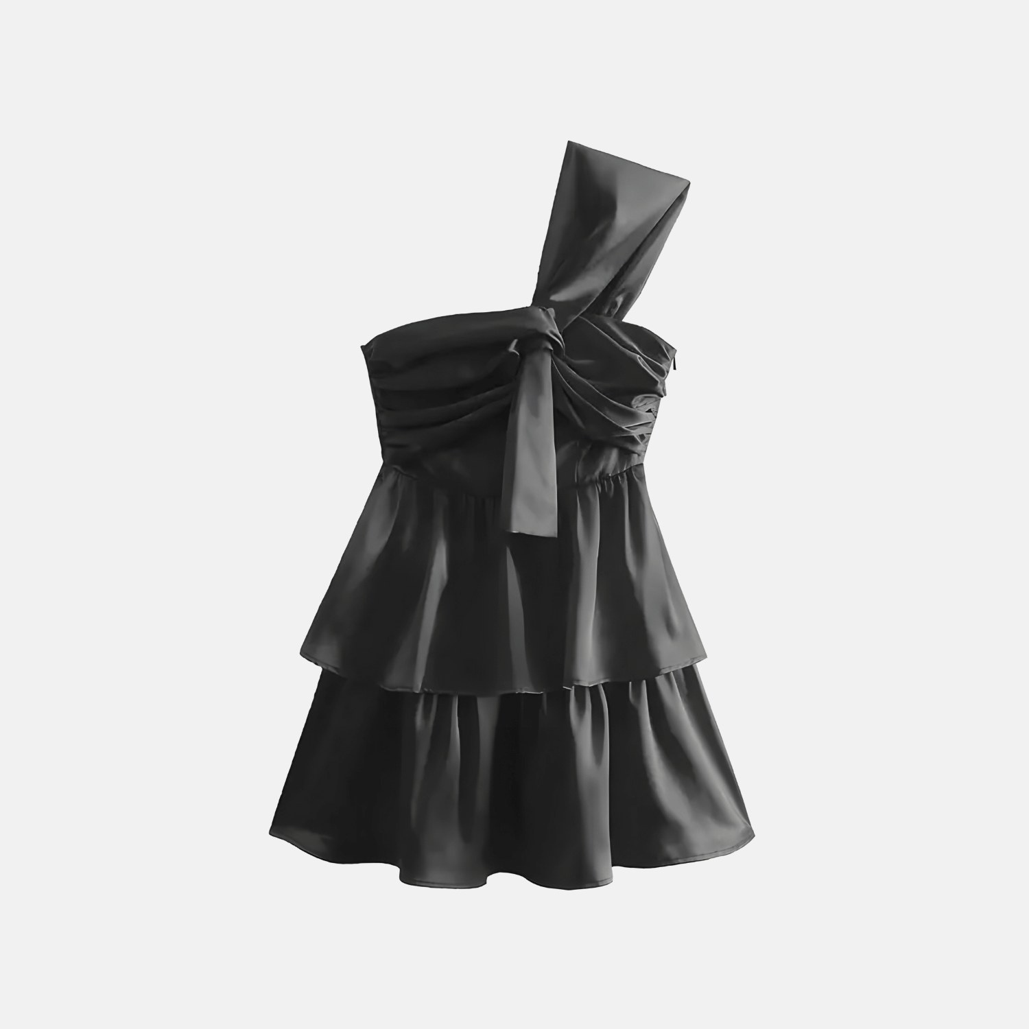 Vestido Clássico com Babados Petta